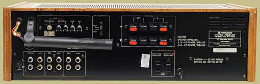 Pioneer SX-780 Back