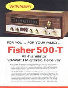 Fisher 500T Ad