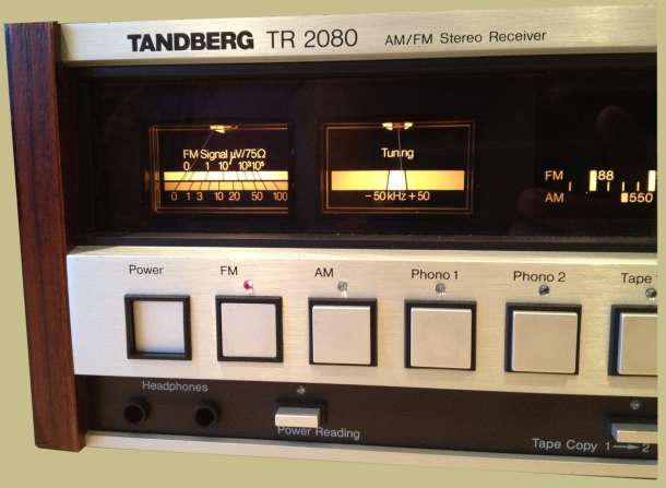 Tandberg TR-2080 Meters