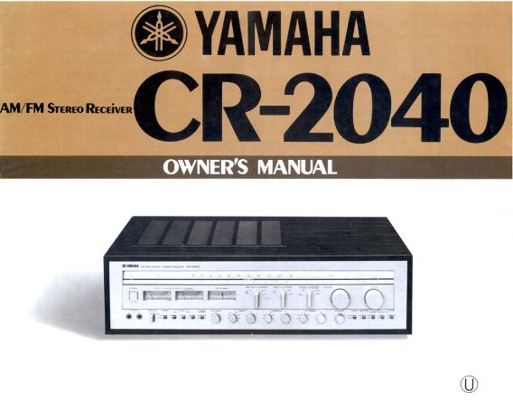 Yamaha CR-2040 Manual