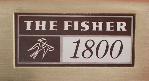 Fisher 1800 Badge