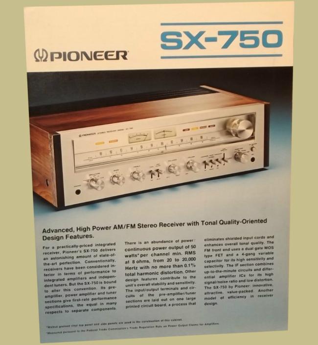 delicatesse vereist ouder Pioneer SX-750 | Classic Receivers