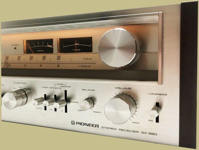 Pioneer SX-1980 Stereo Receiver Original  Meter Part 
