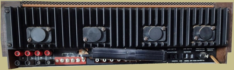Heathkit AR-1500 Back Panel