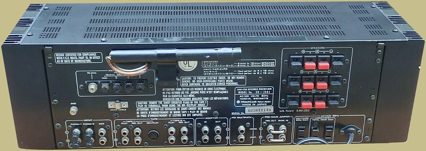 Hitachi SR-2004 Back Panel