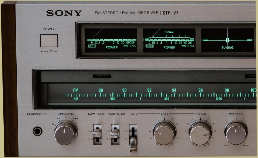 Sony STR-V7 Meters
