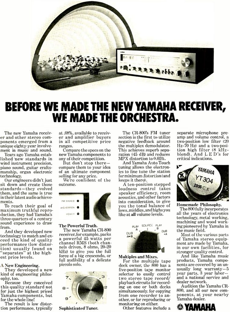 Yamaha CR-800 Ad