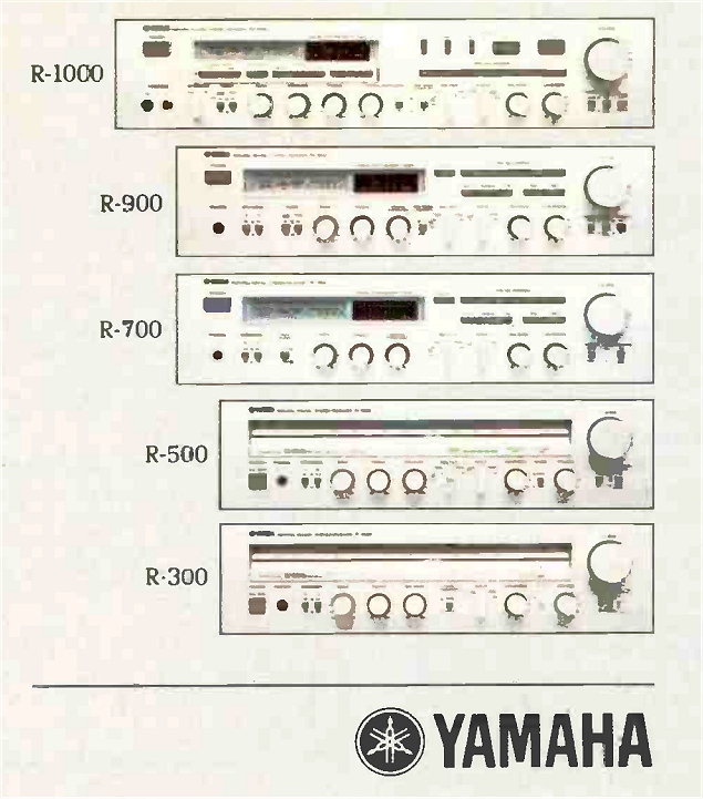 Yamaha R-Series Receiver Lineup