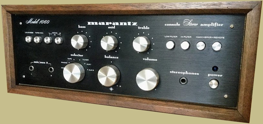 Marantz 1060 Black Faceplate