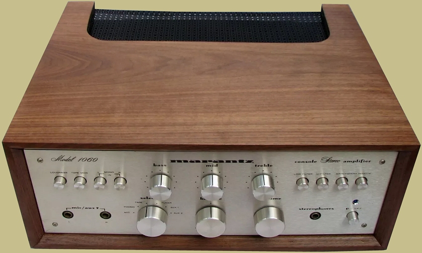Marantz 1060 with WC-10 Wood Case