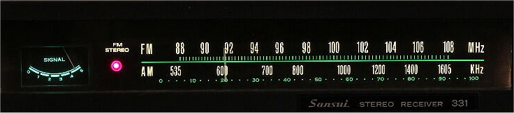 Sansui 331 Dial