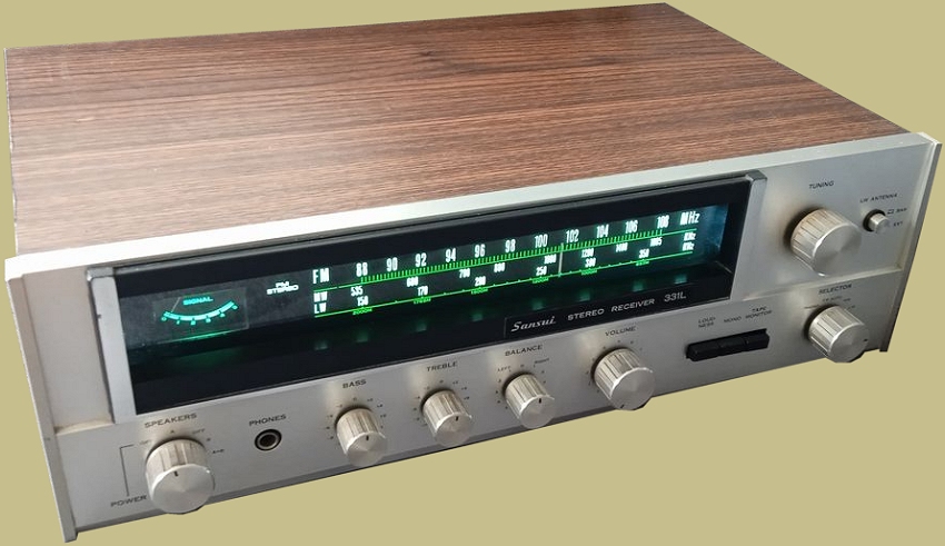 Sansui 331 Wood Case
