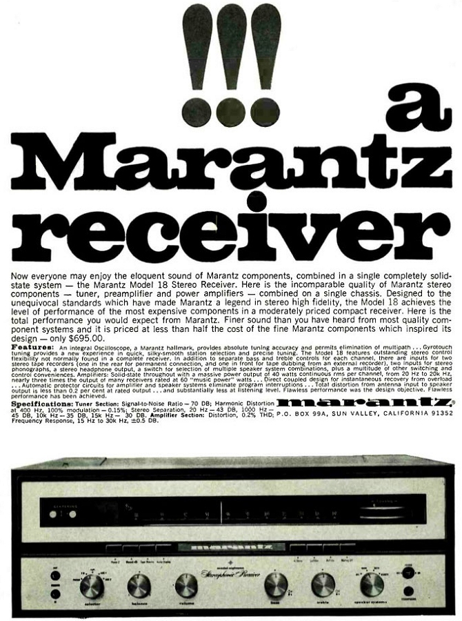 Marantz Model 18 Ad